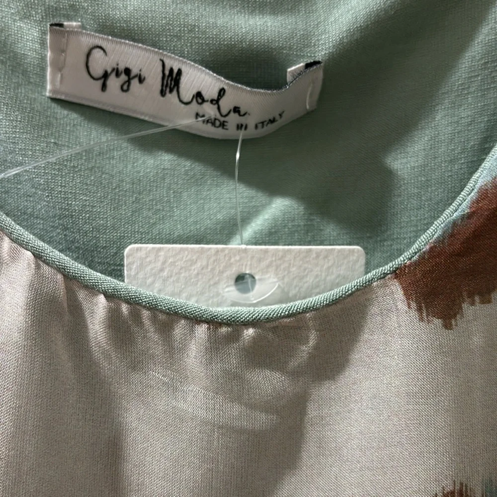 Gigi Moda NTW animal print tank fully lined.  Feels really nice - Picture 2 of 6